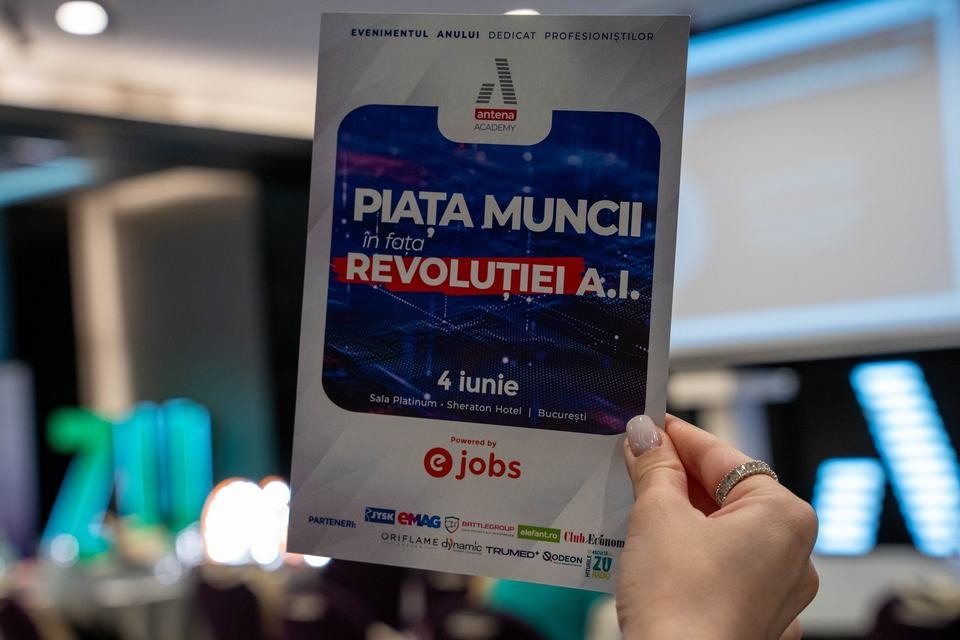 Antena Academy și Antena Group au organizat conferința Piața muncii în fața revoluției AI