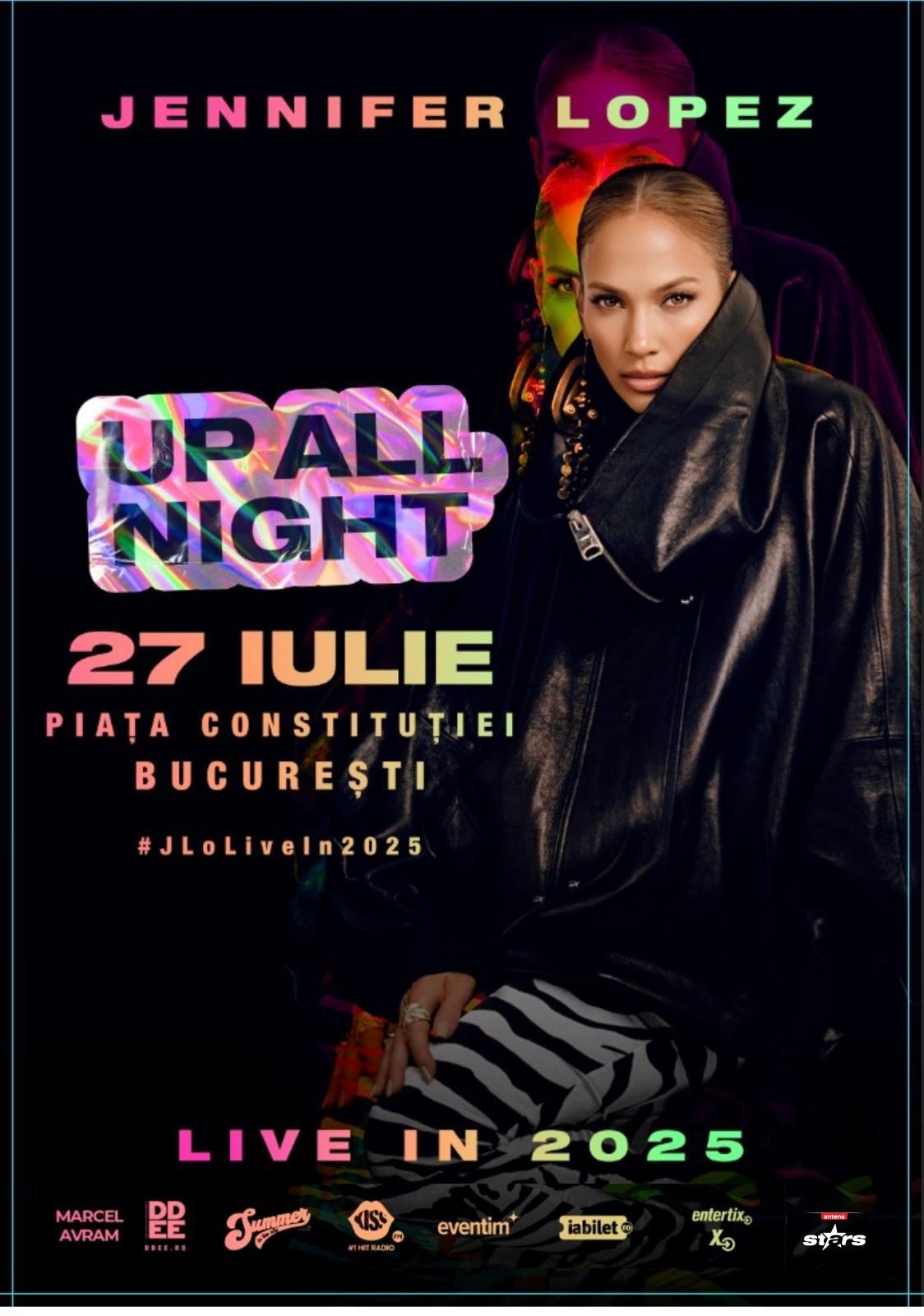 Antena Stars, partener media pentru concertul susținut de Jennifer Lopez la București