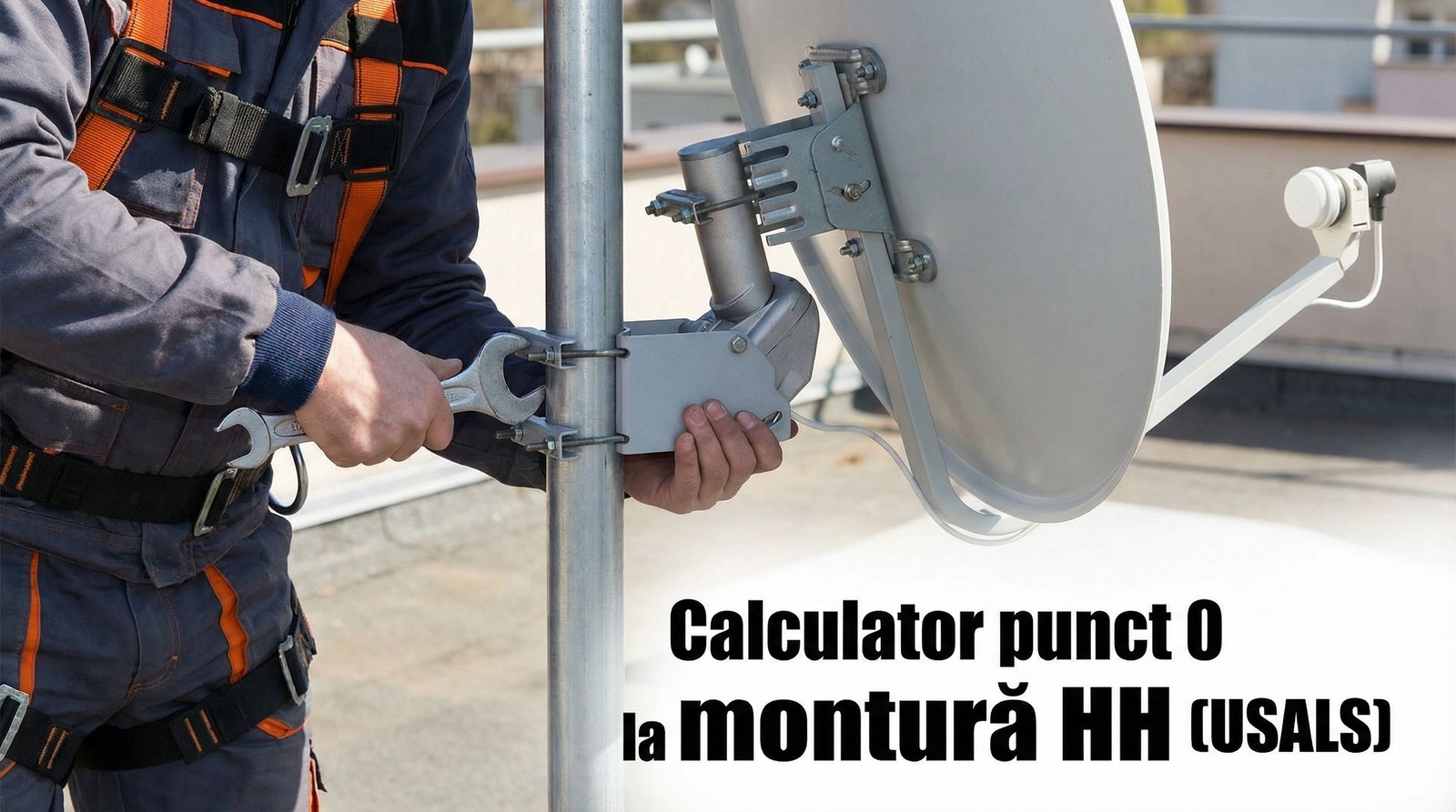 Calculator punct 0 la montură HH (USALS) - România