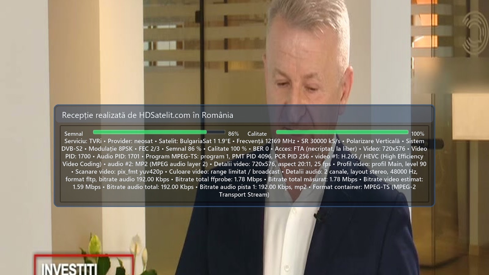 Ce canal tv românesc am prins la liber: TVRi pe BulgariaSat 1