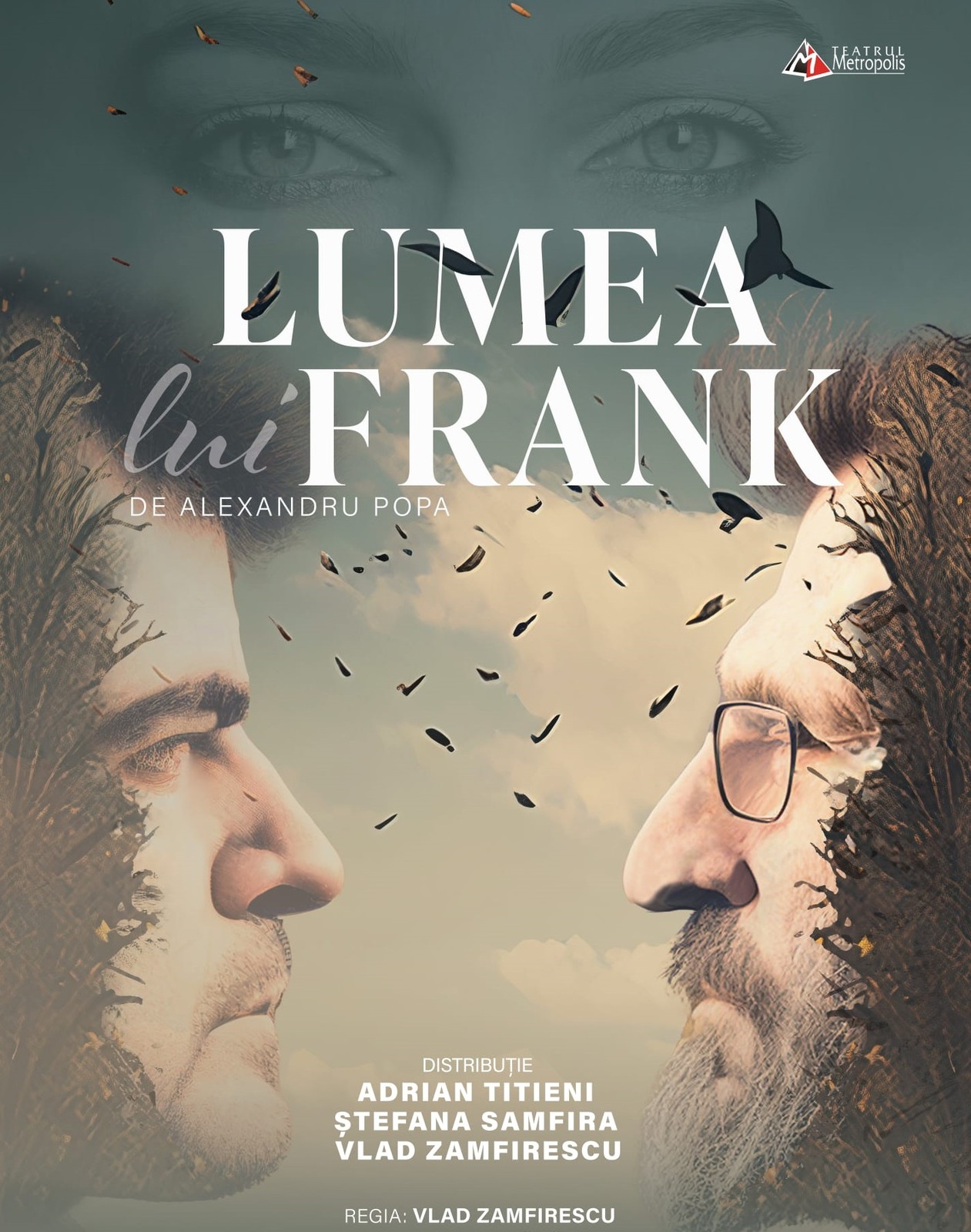 Descoperă în premieră spectacolul "LUMEA LUI FRANK" la Teatrul Tineretului Metropolis