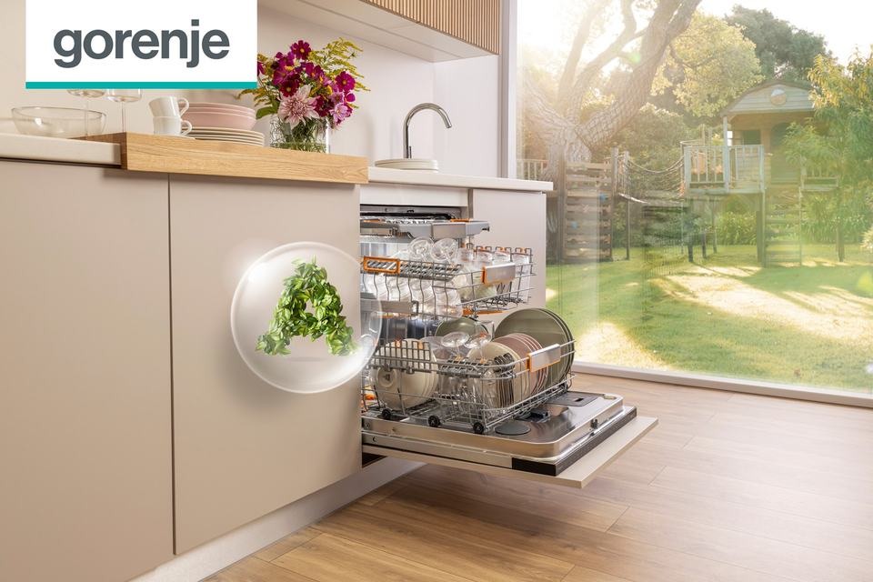 Gorenje lansează mașini de spălat vase cu clasa A și igienizare UV