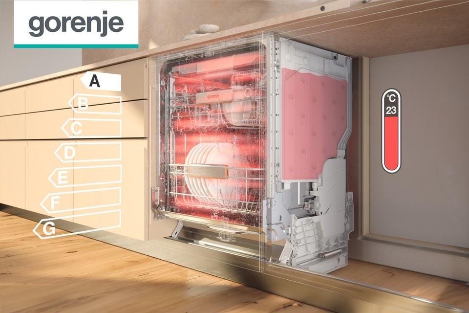 Gorenje lansează mașini de spălat vase cu clasa A și igienizare UV