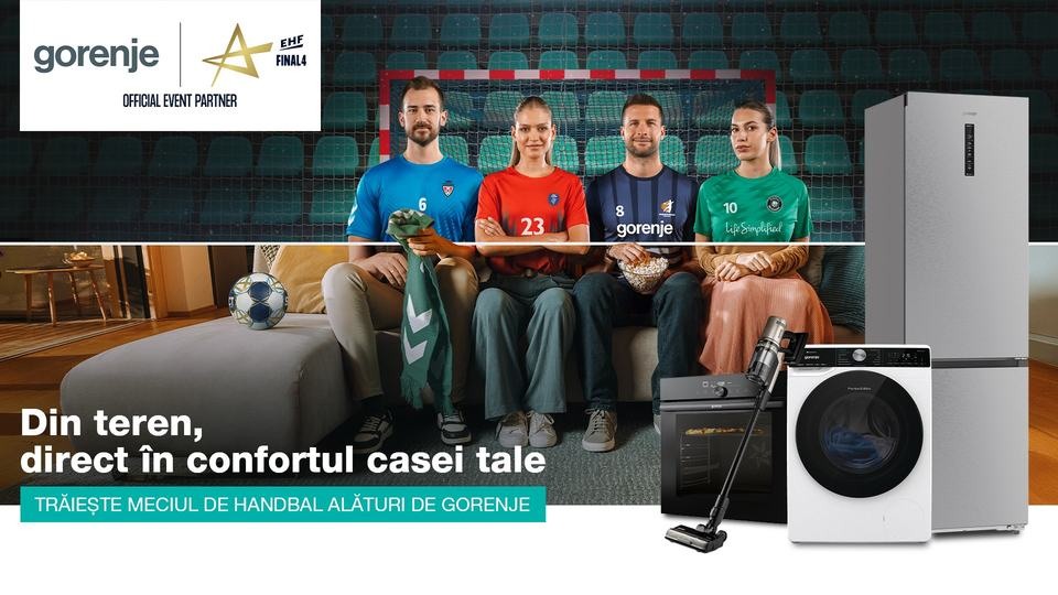 Gorenje susține handbalul feminin european înainte de Raiffeisen Bank EHF FINAL4 2026