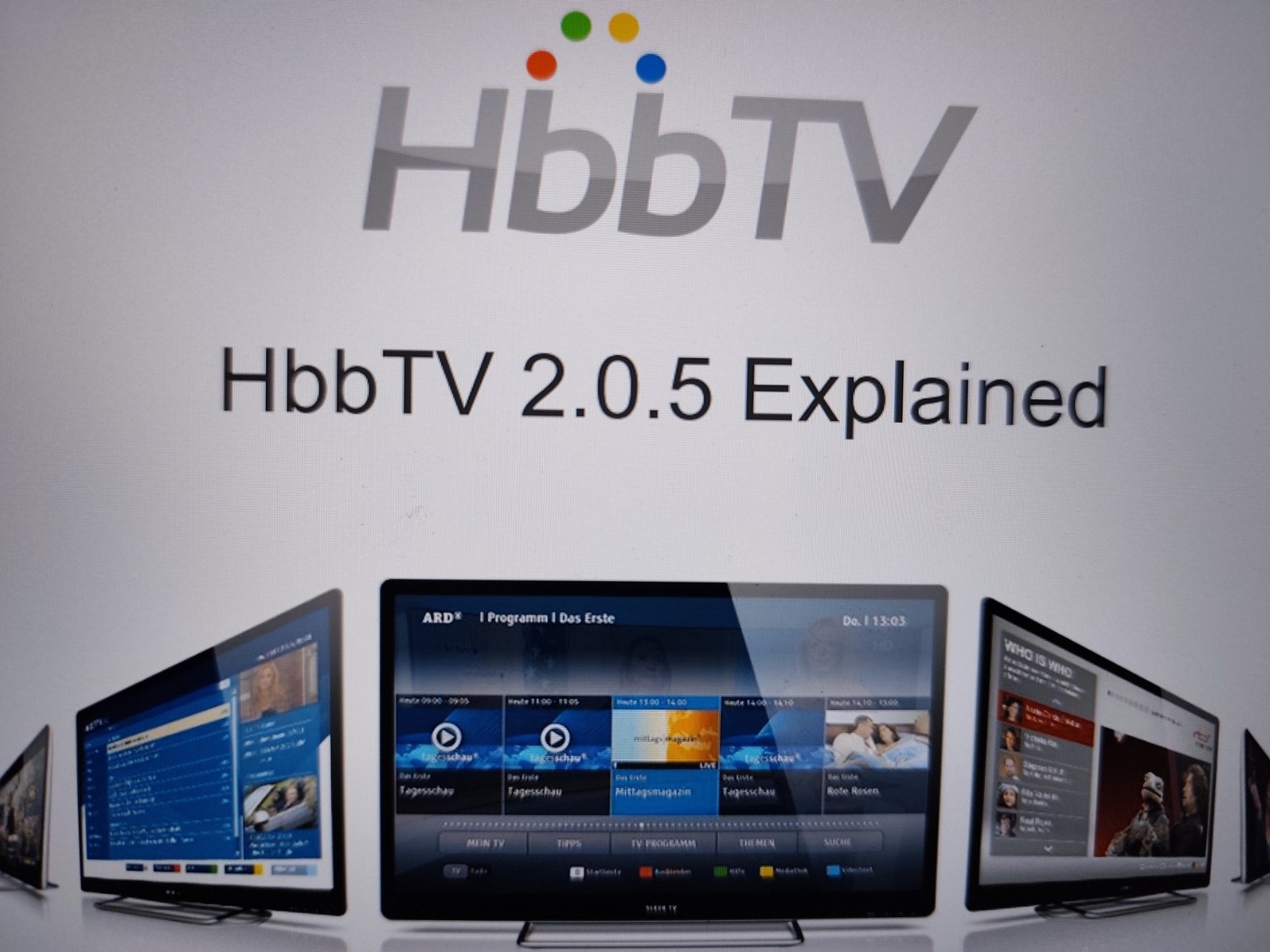 HbbTV 2.0.5 aduce DRM (PlayReady și Widevine) în specificația de bază, AV1, VVC și WebAssembly