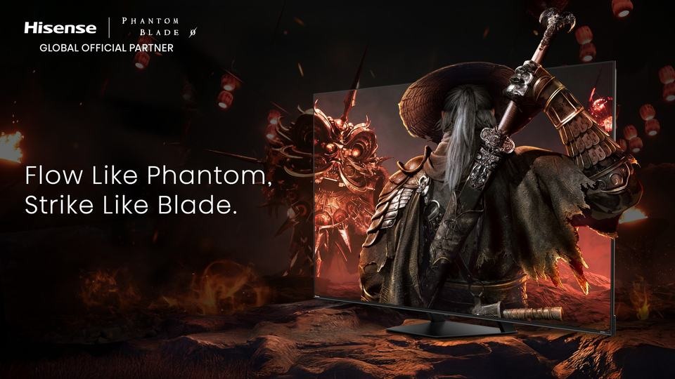 Hisense și Phantom Blade Zero anunță o experiență de gaming RGB MiniLED