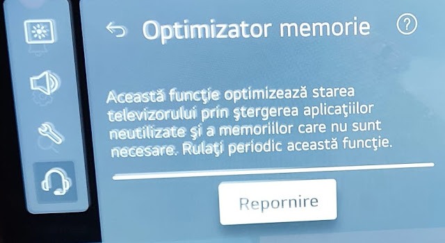 LG webOS se mișcă mai greu? Funcția Memory Optimizer te ajută în câteva secunde