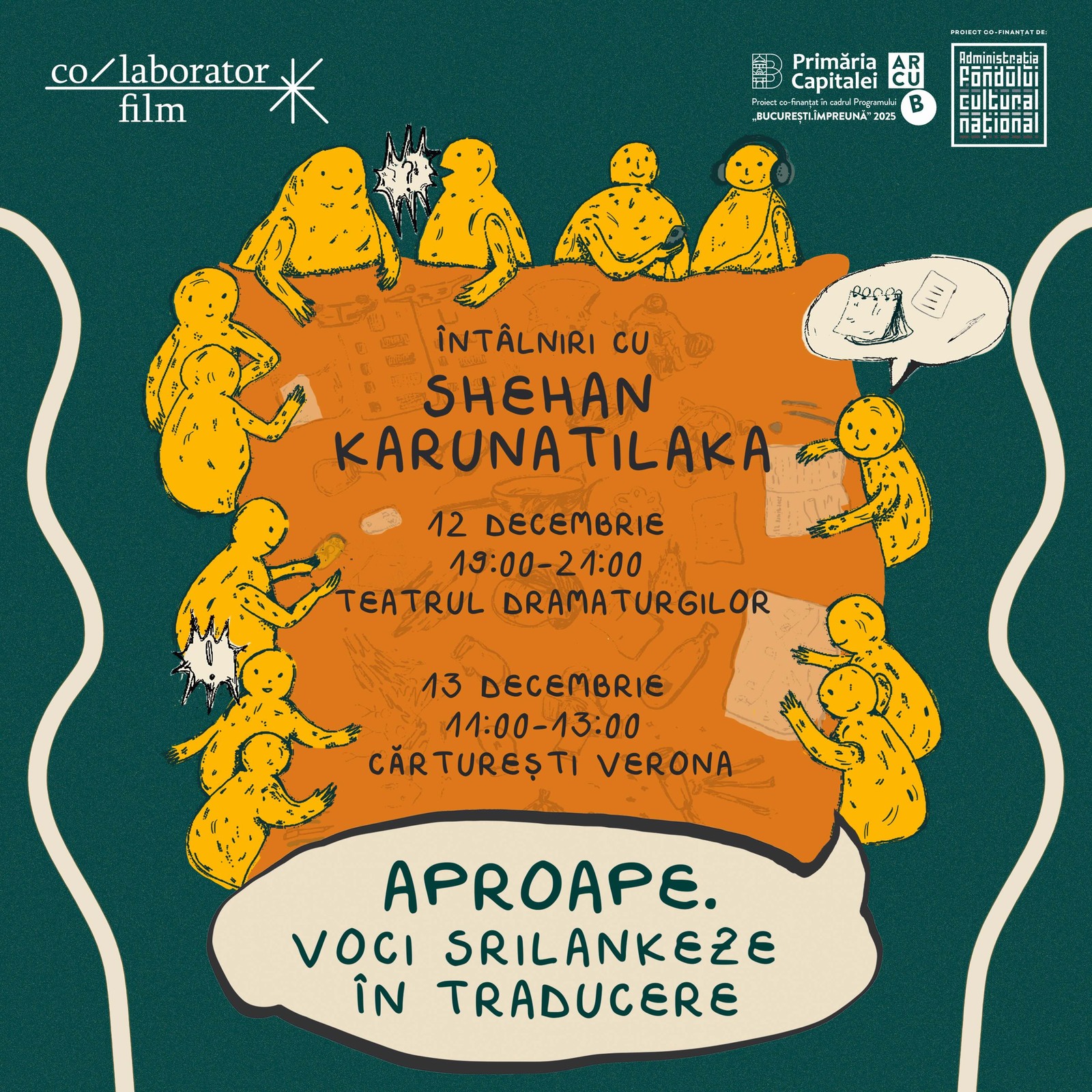 Shehan Karunatilaka, laureat Booker Prize, se întâlnește cu publicul din București