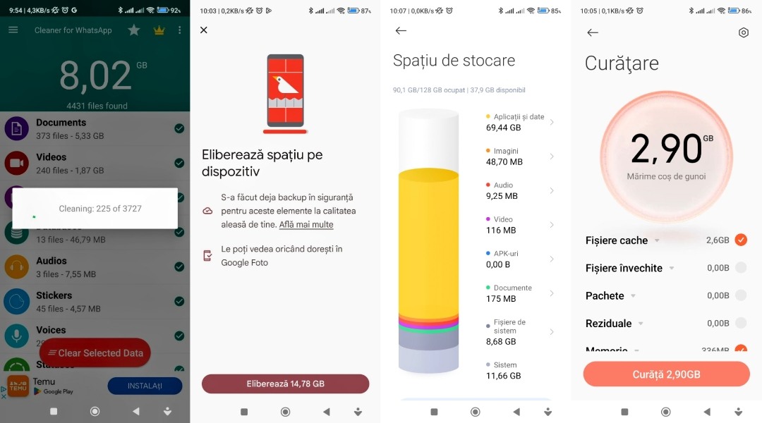 Telefonul a devenit prea lent? Eliberează spațiul de stocare