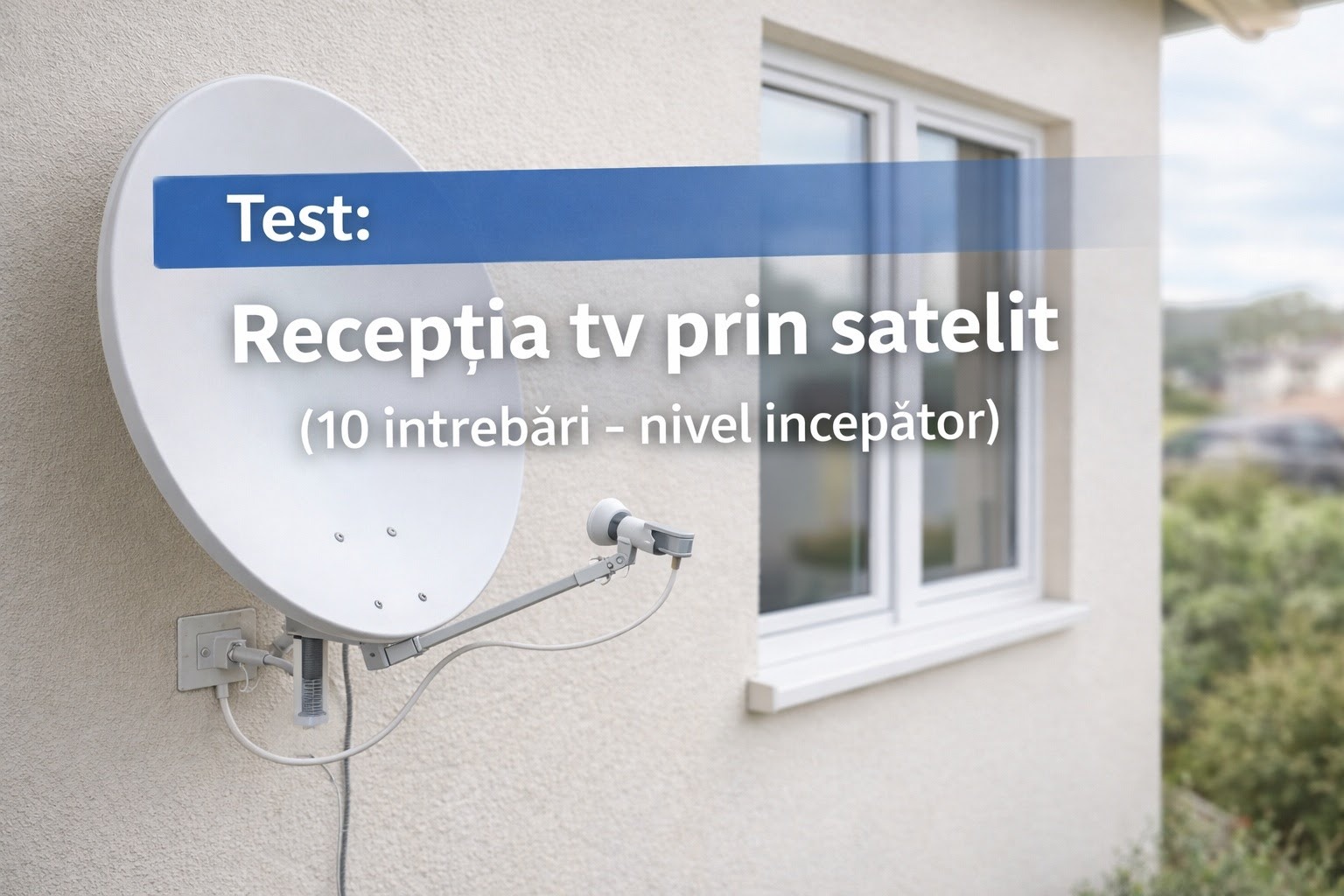 Test: Recepția tv prin satelit (10 întrebări - nivel începător)