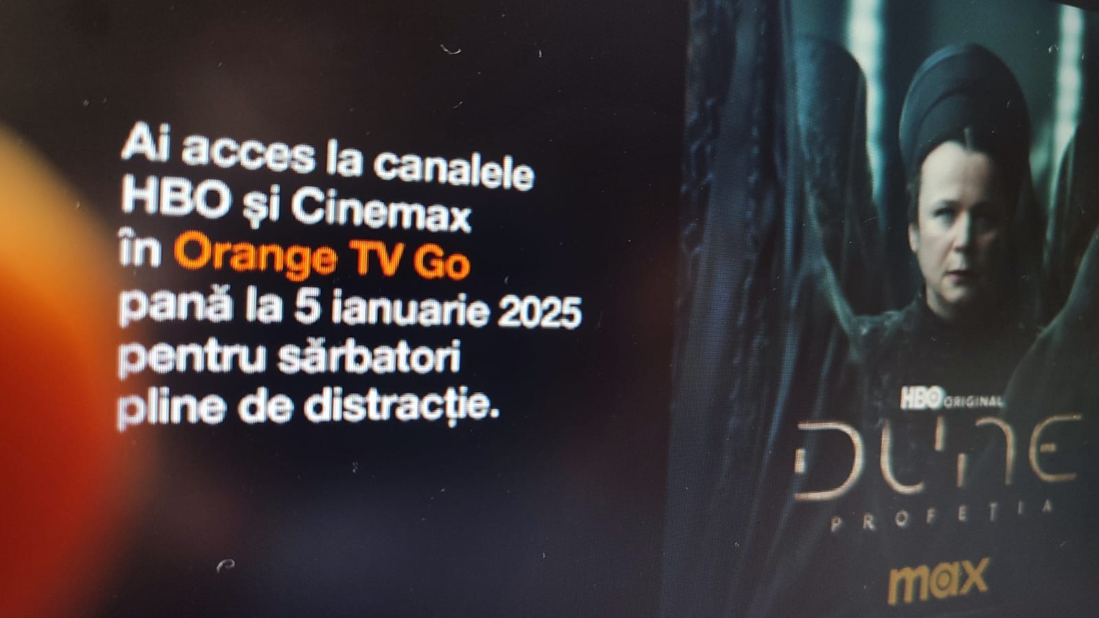 Toate canalele de filme HBO și Cinemax, gratuite prin Orange Tv Go până pe 05.01.2025