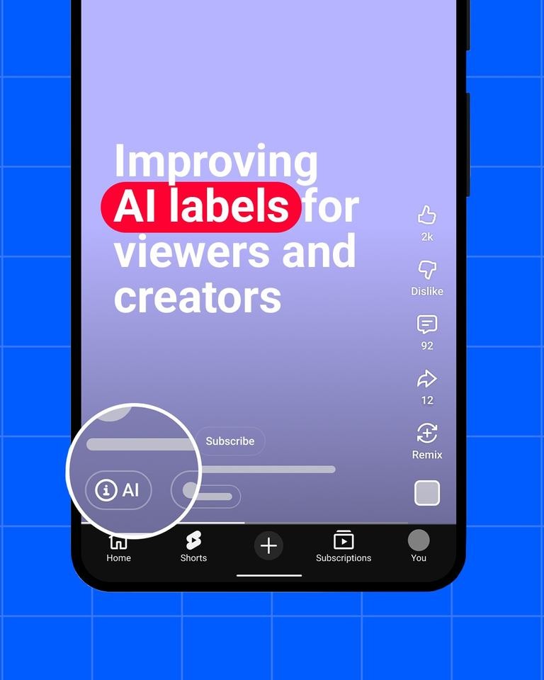 YouTube introduce detectarea asemănării și etichete mai clare pentru conținutul creat cu AI