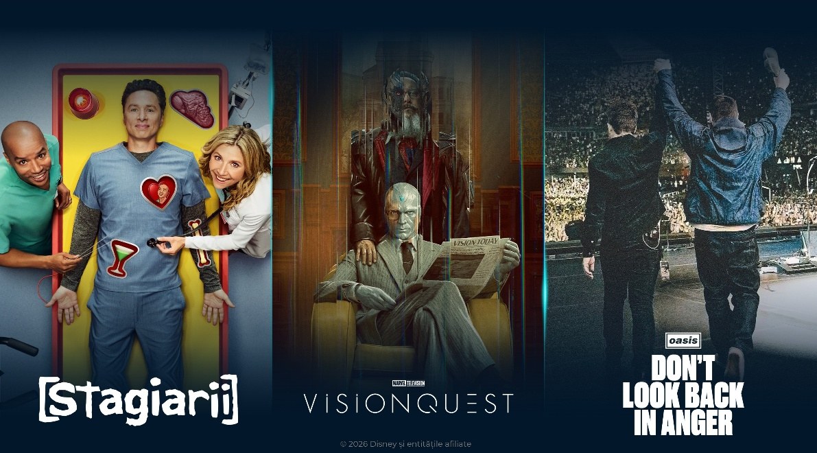 Noutățile lunii octombrie 2026 pe Disney+: serialul Marvel VisionQuest, documentarul Oasis, Scrubs sezonul 2 și titluri de Halloween