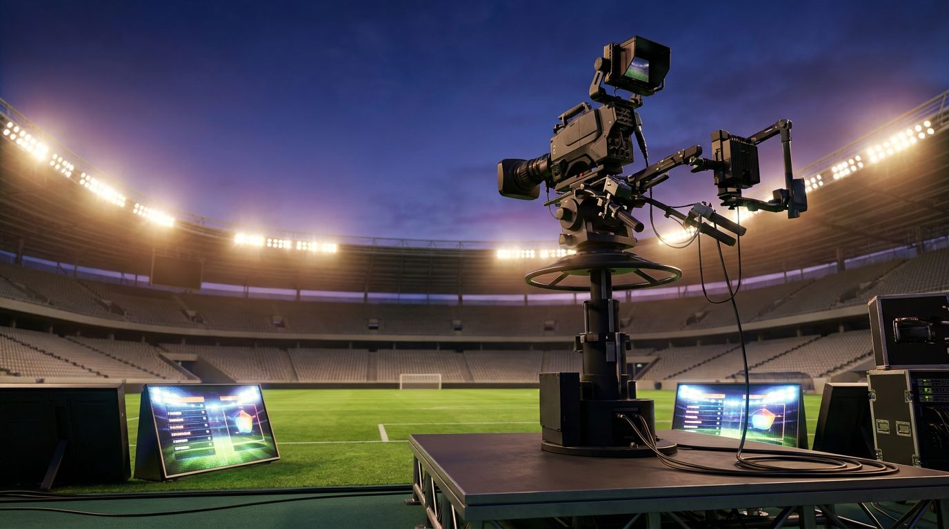 Bundesliga și Sportcast testează noi inovații de transmisiune TV: mini-drone FPV, date 3D și fluxuri video multi-limbă