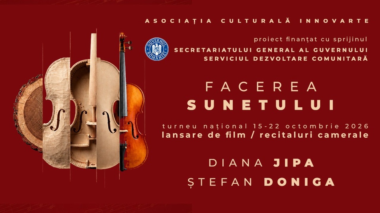 Proiectul cultural Facerea Sunetului aduce un film documentar și un turneu național de recitaluri
